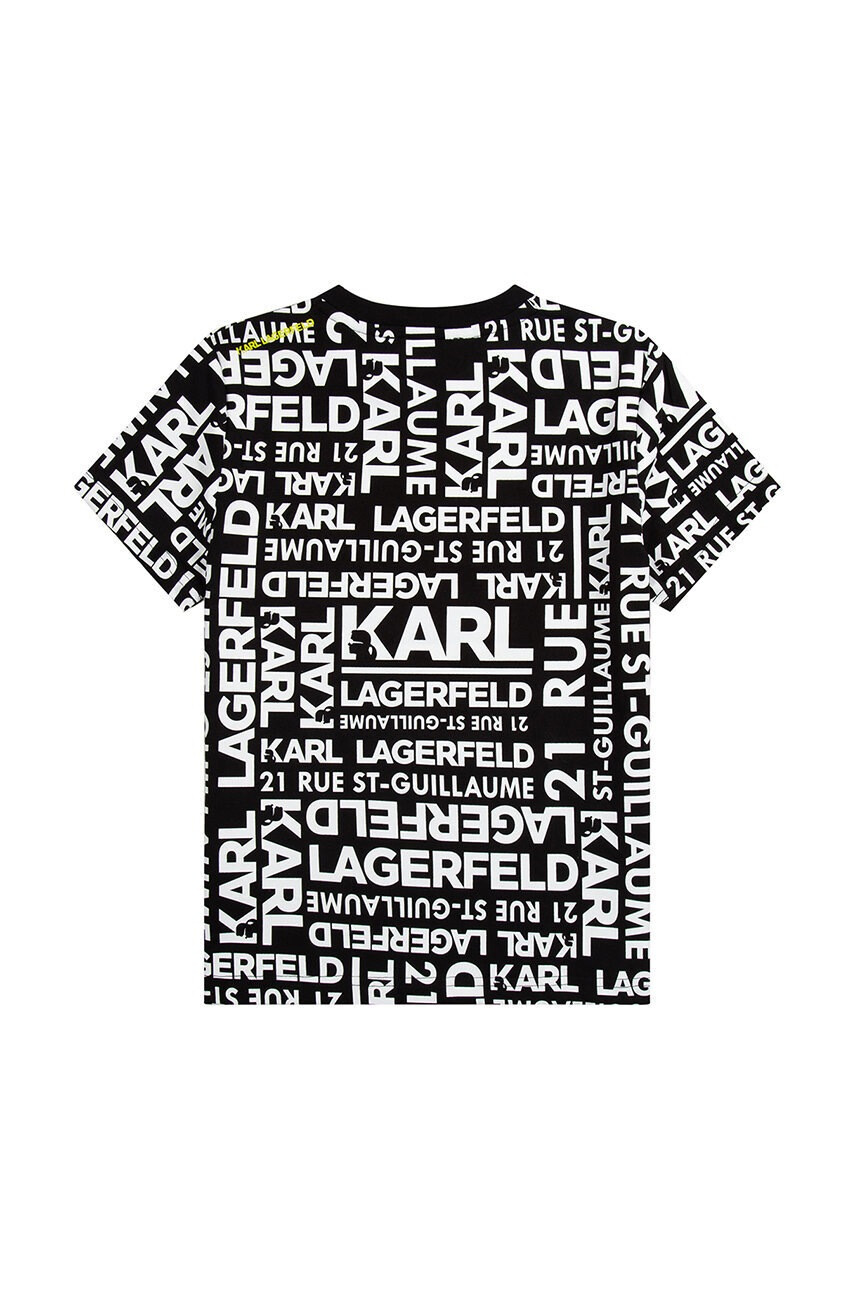 Karl Lagerfeld Детска памучна тениска - Pepit.bg