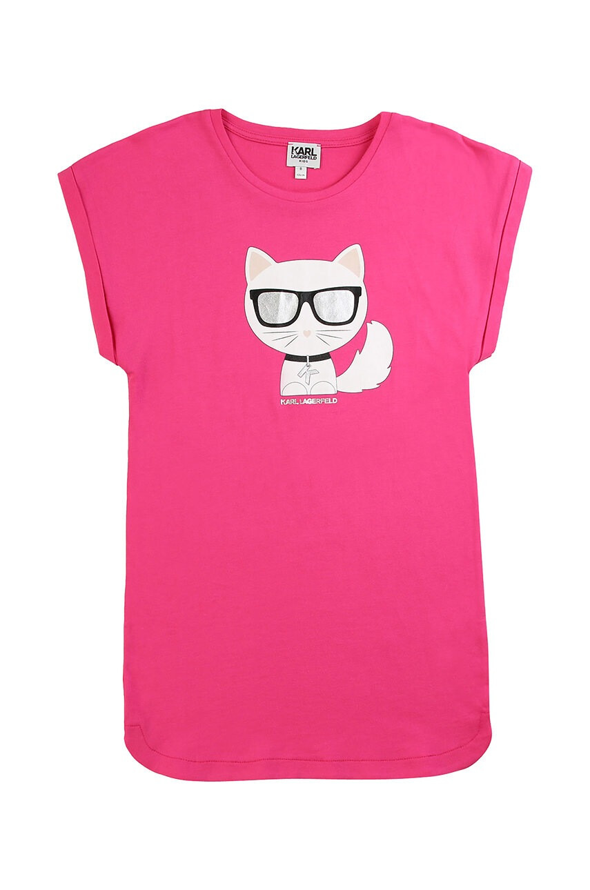Karl Lagerfeld Детска рокля 90-108 cm - Pepit.bg