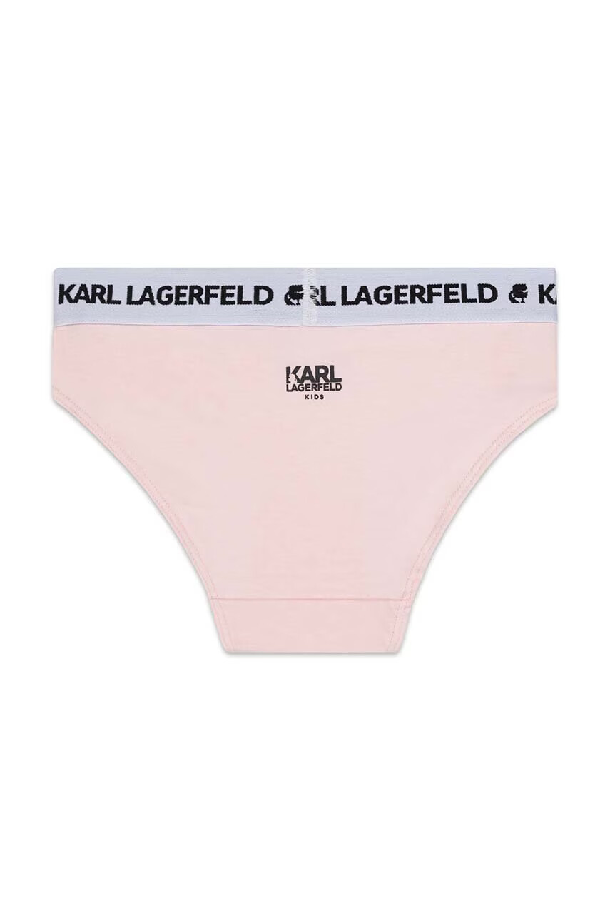 Karl Lagerfeld Детски бикини (2 броя) в розово - Pepit.bg