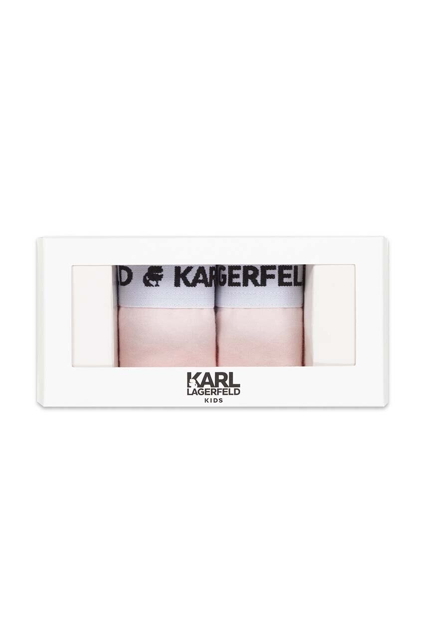 Karl Lagerfeld Детски бикини (2 броя) в розово - Pepit.bg