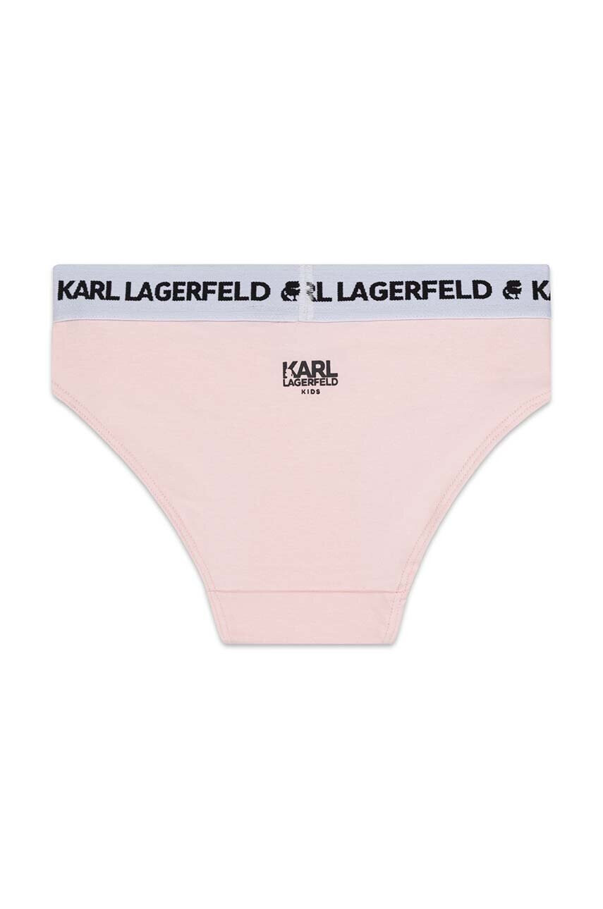 Karl Lagerfeld Детски бикини (2 броя) в розово - Pepit.bg
