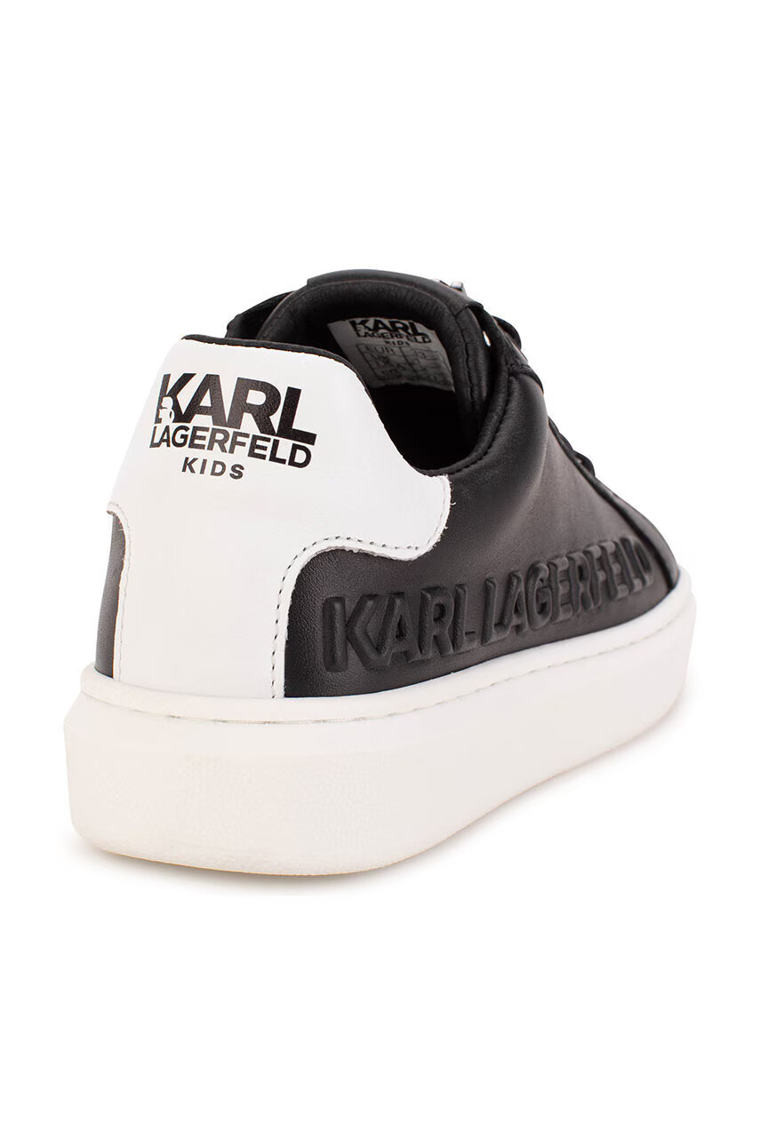 Karl Lagerfeld Детски кожени маратонки - Pepit.bg