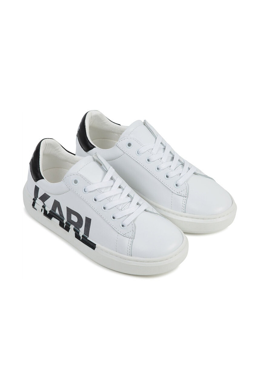 Karl Lagerfeld Детски кожени обувки - Pepit.bg