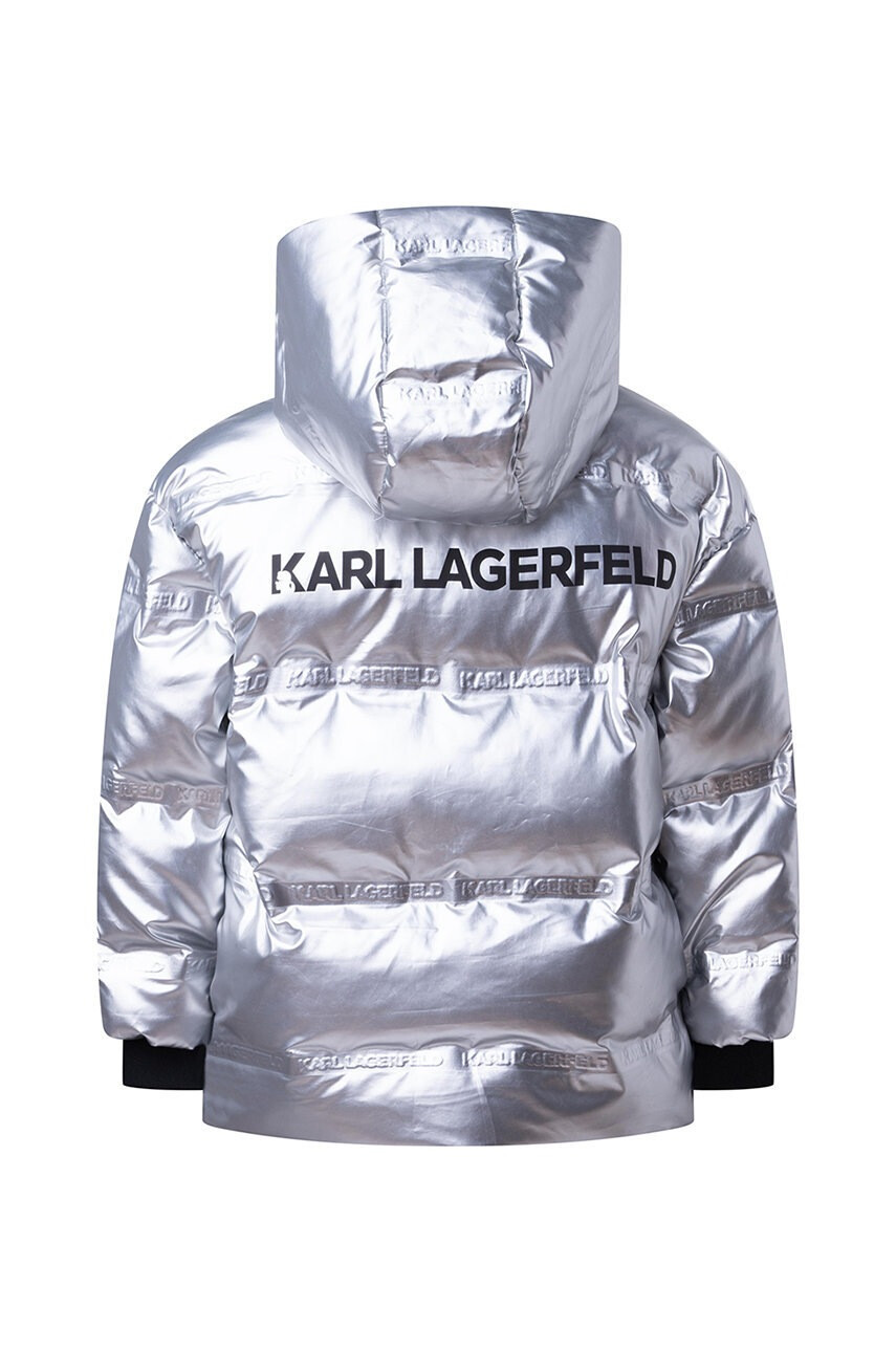 Karl Lagerfeld Детско яке в сиво - Pepit.bg