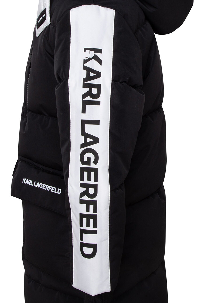Karl Lagerfeld Детско яке в черно - Pepit.bg