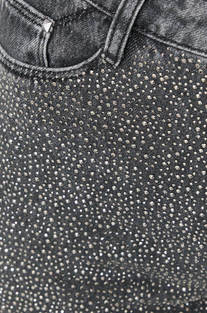 Karl Lagerfeld Дънки Rhinestone с висока талия - Pepit.bg