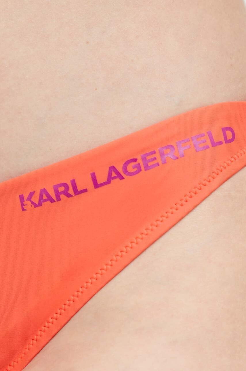 Karl Lagerfeld Долнище на бански в розово - Pepit.bg