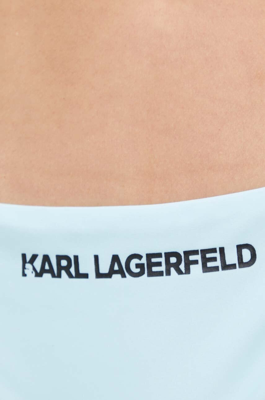Karl Lagerfeld Долнище на бански в синьо - Pepit.bg