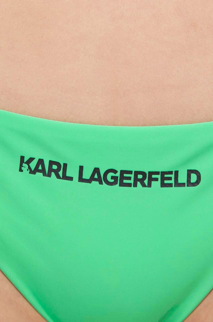 Karl Lagerfeld Долнище на бански в зелено - Pepit.bg