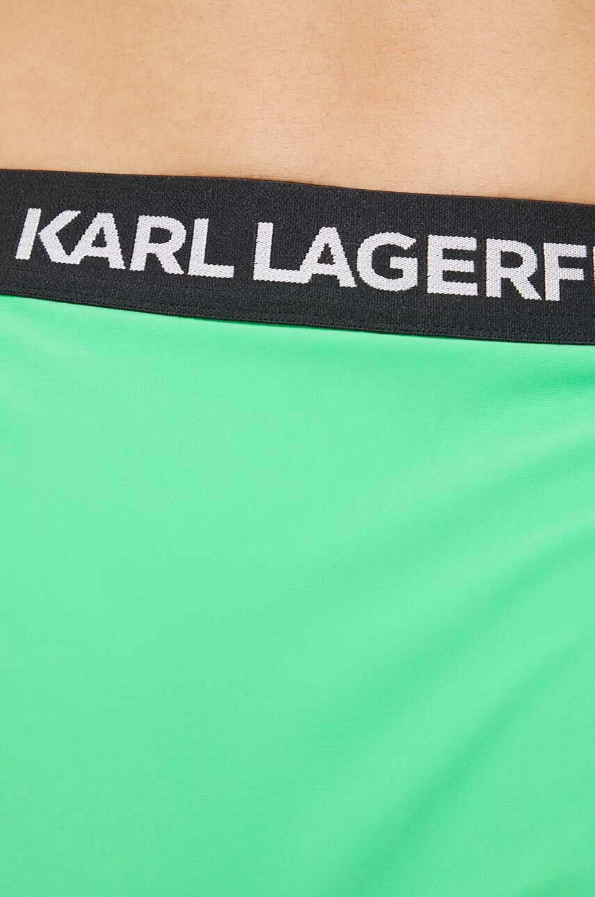 Karl Lagerfeld Долнище на бански в зелено - Pepit.bg