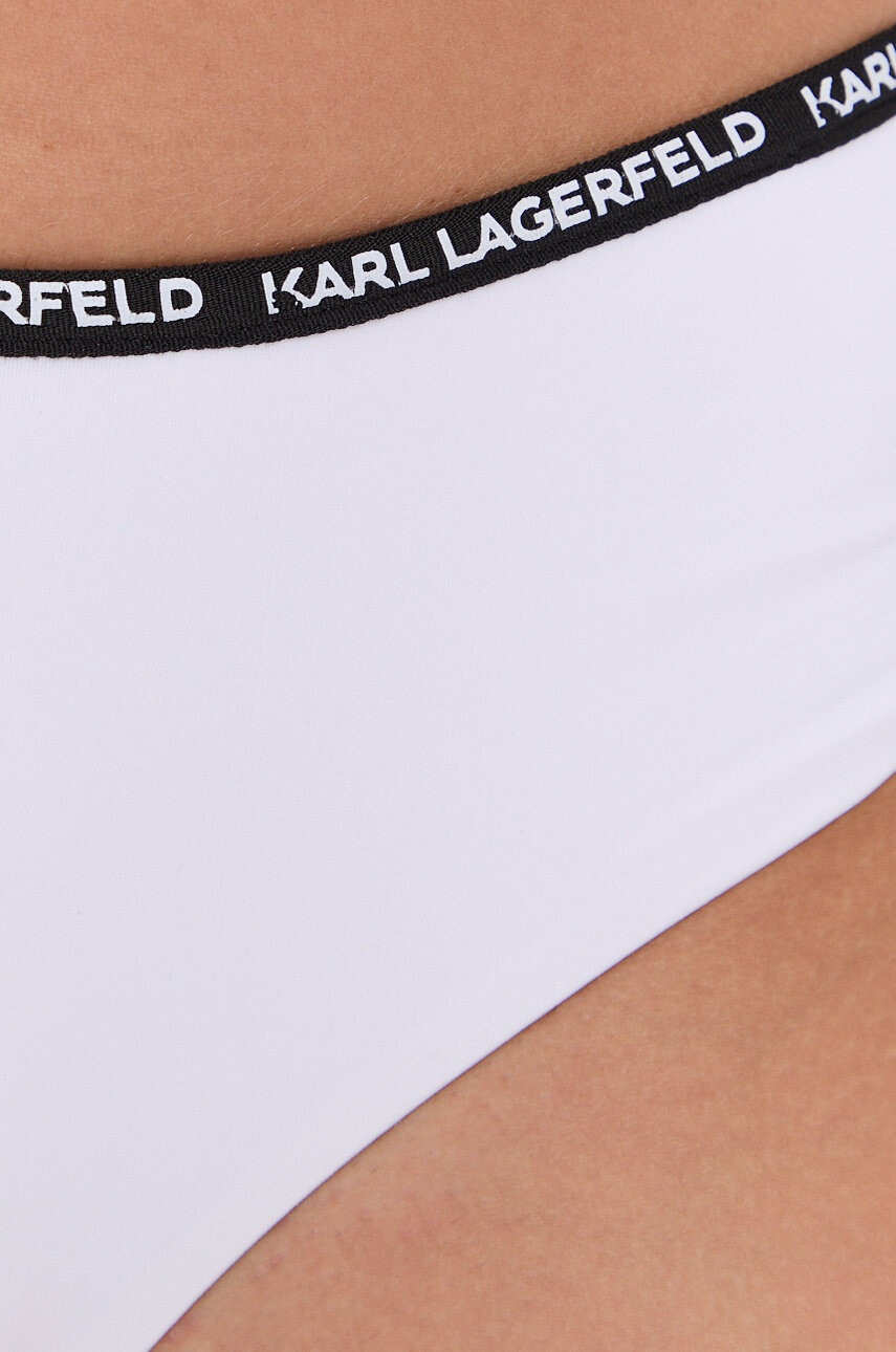 Karl Lagerfeld Долнище на бански в черно - Pepit.bg