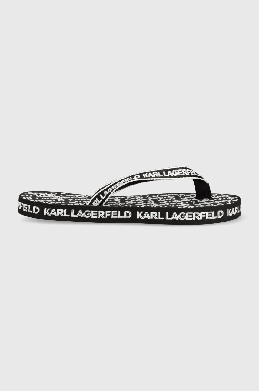 Karl Lagerfeld Джапанки KOSTA MNS в черно KL71003 - Pepit.bg