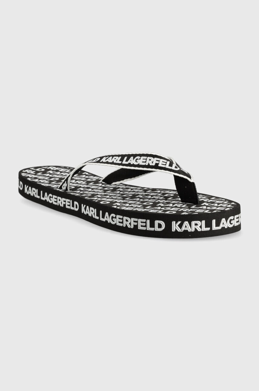 Karl Lagerfeld Джапанки KOSTA MNS в черно KL71003 - Pepit.bg