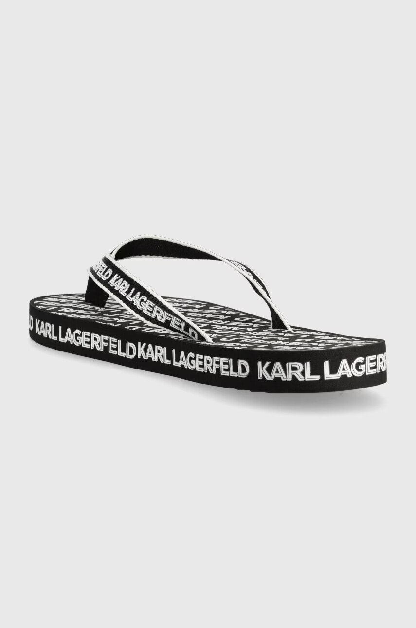 Karl Lagerfeld Джапанки KOSTA MNS в черно KL71003 - Pepit.bg