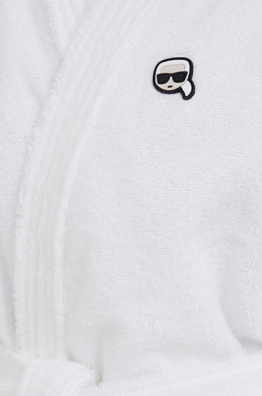 Karl Lagerfeld Халат в бяло - Pepit.bg