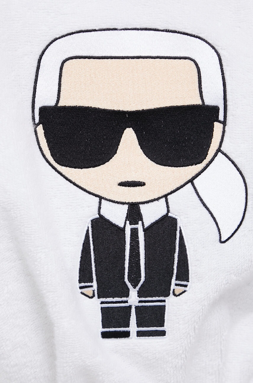 Karl Lagerfeld Халат в бяло - Pepit.bg