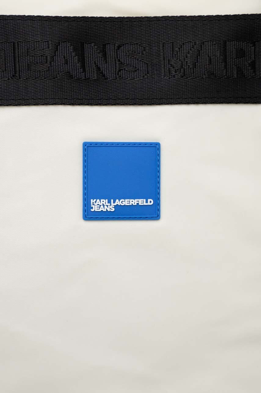 Karl Lagerfeld Jeans Чанта в бяло - Pepit.bg
