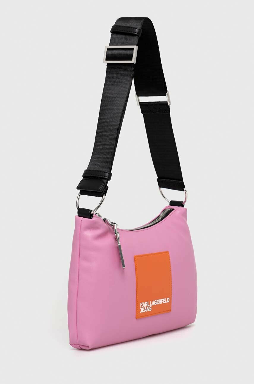 Karl Lagerfeld Jeans Чанта в розово - Pepit.bg