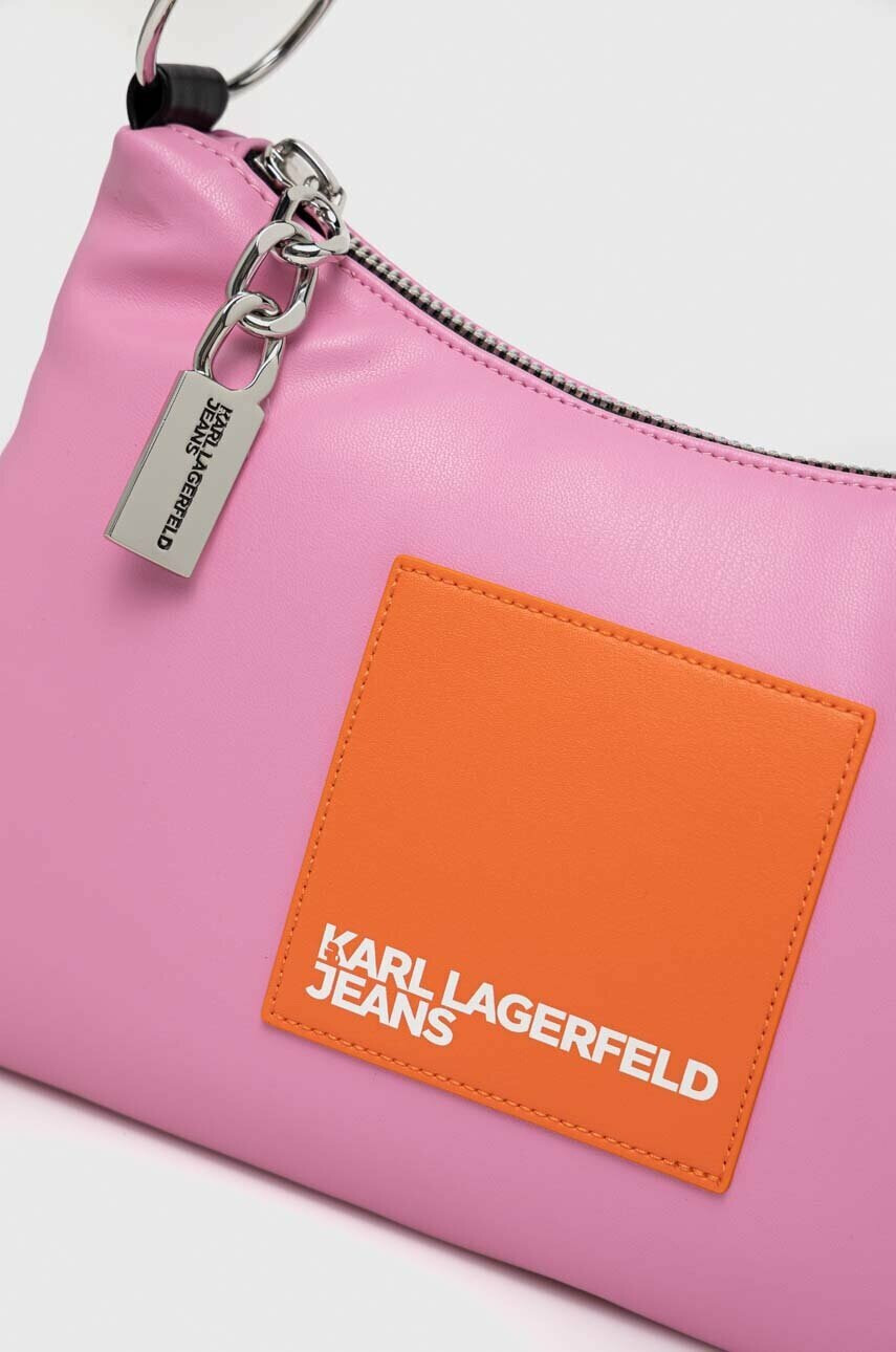 Karl Lagerfeld Jeans Чанта в розово - Pepit.bg
