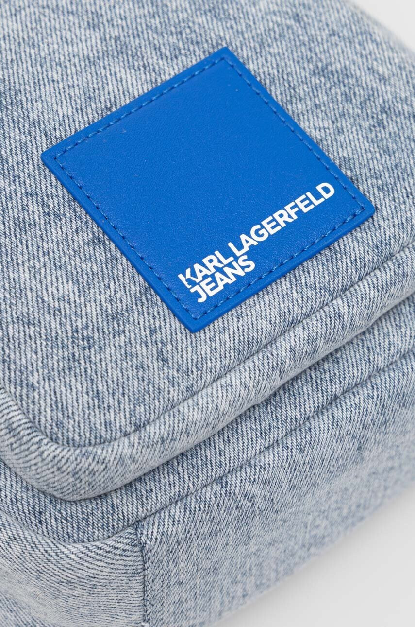 Karl Lagerfeld Jeans Чанта през рамо в синьо - Pepit.bg