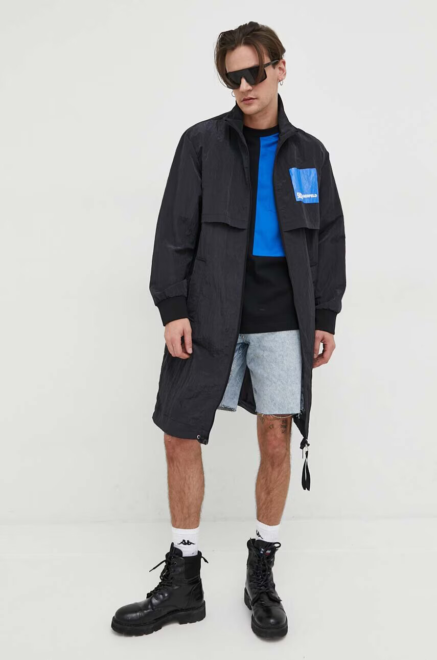 Karl Lagerfeld Jeans Дънкови къси панталони в синьо - Pepit.bg