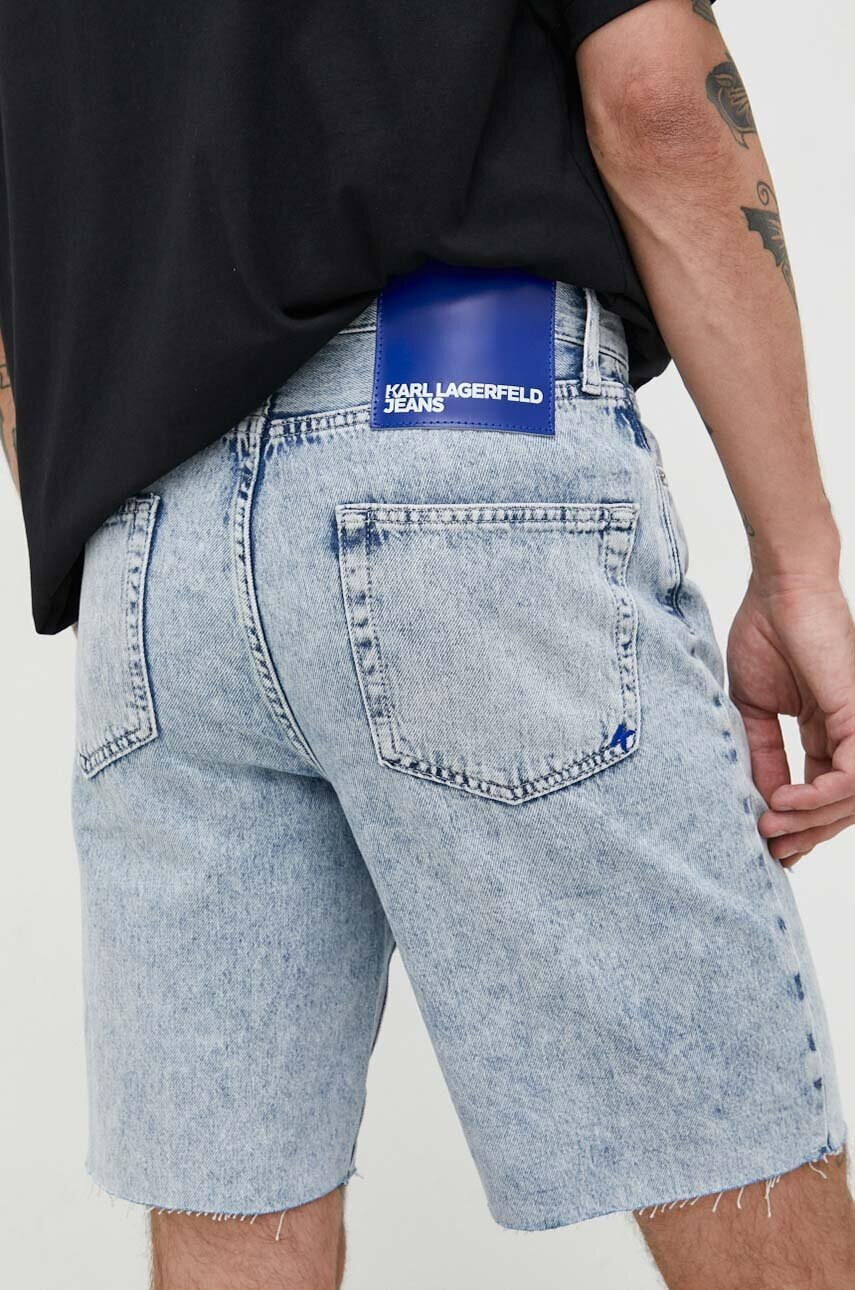 Karl Lagerfeld Jeans Дънкови къси панталони в синьо - Pepit.bg