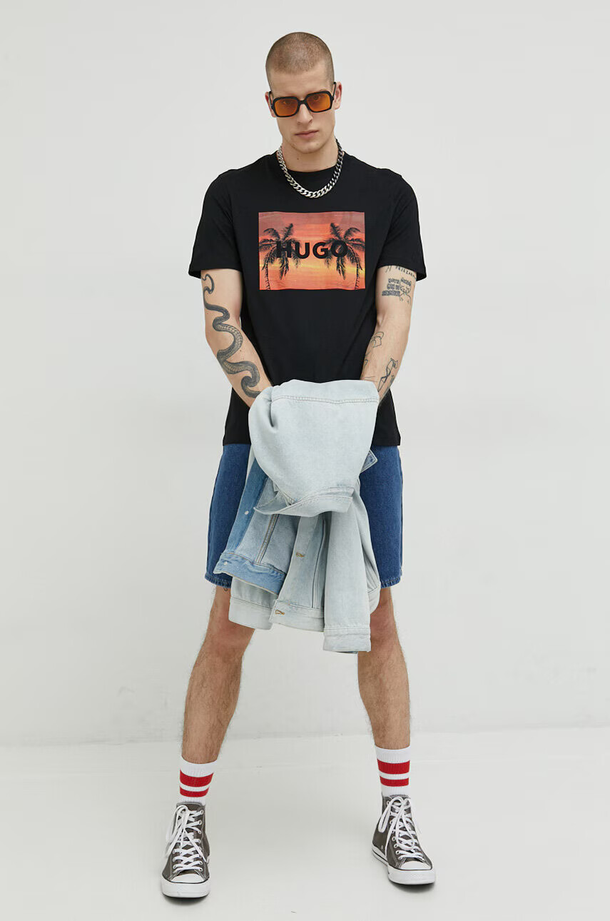 Karl Lagerfeld Jeans Дънкови къси панталони в синьо - Pepit.bg