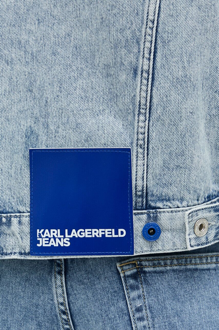 Karl Lagerfeld Jeans Дънково яке в синьо с преходна изолация - Pepit.bg