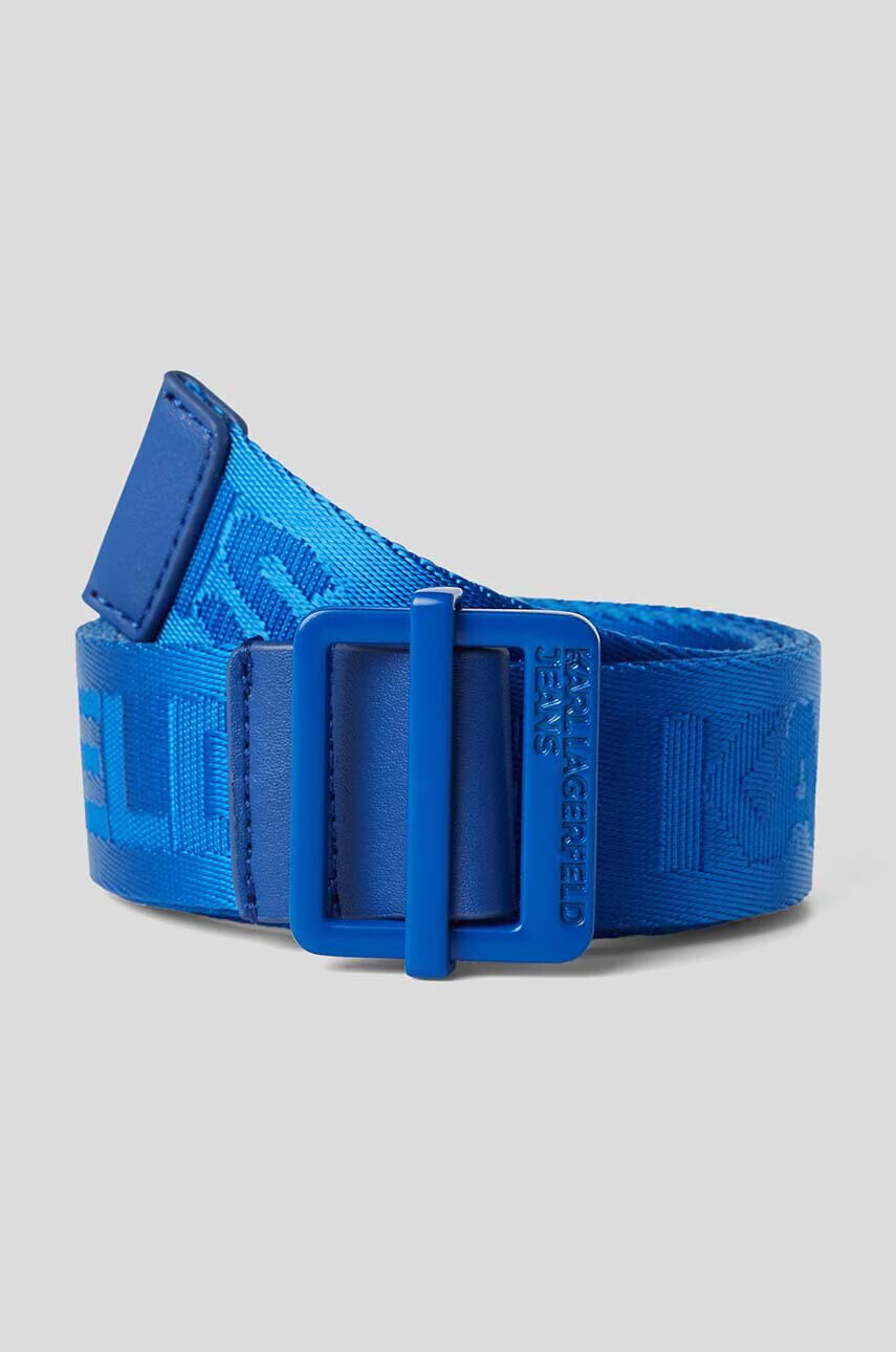Karl Lagerfeld Jeans Колан в синьо - Pepit.bg