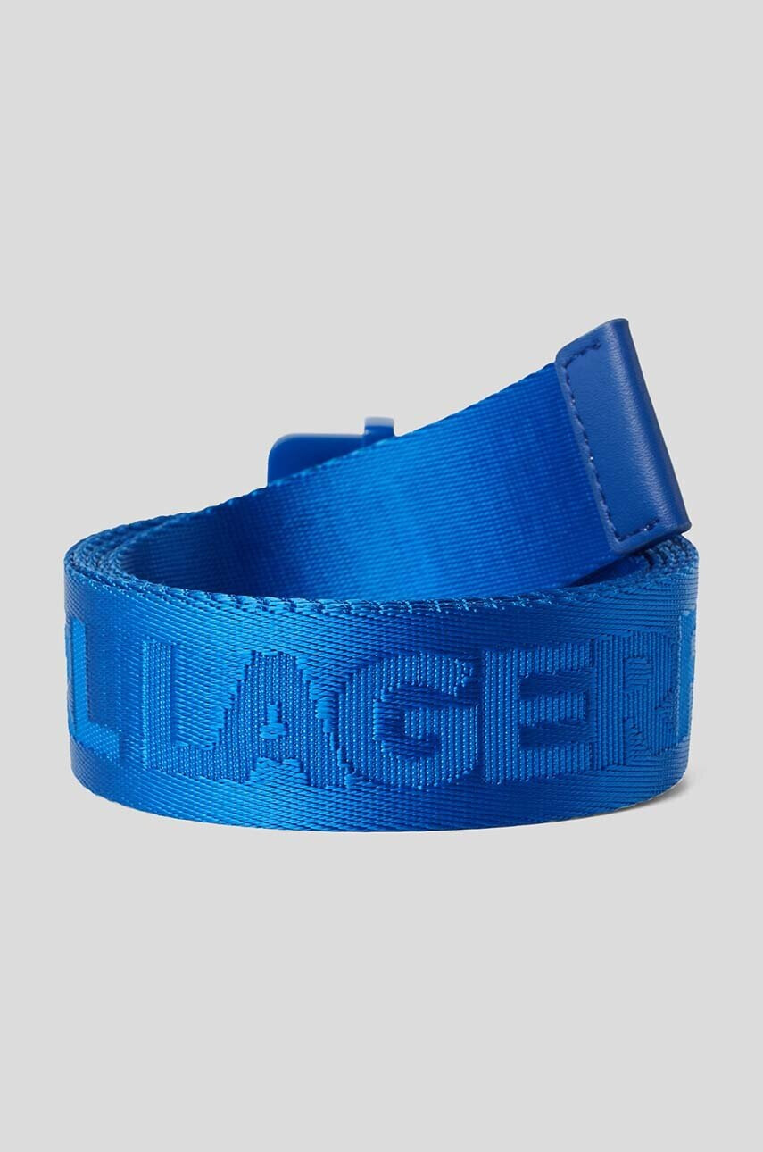 Karl Lagerfeld Jeans Колан в синьо - Pepit.bg