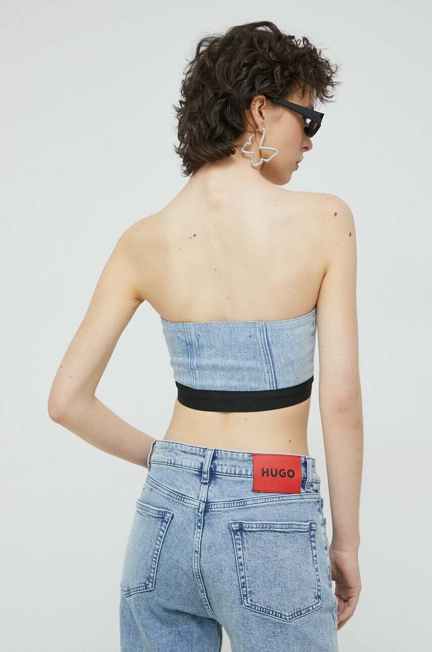 Karl Lagerfeld Jeans Корсет дамски в синьо - Pepit.bg