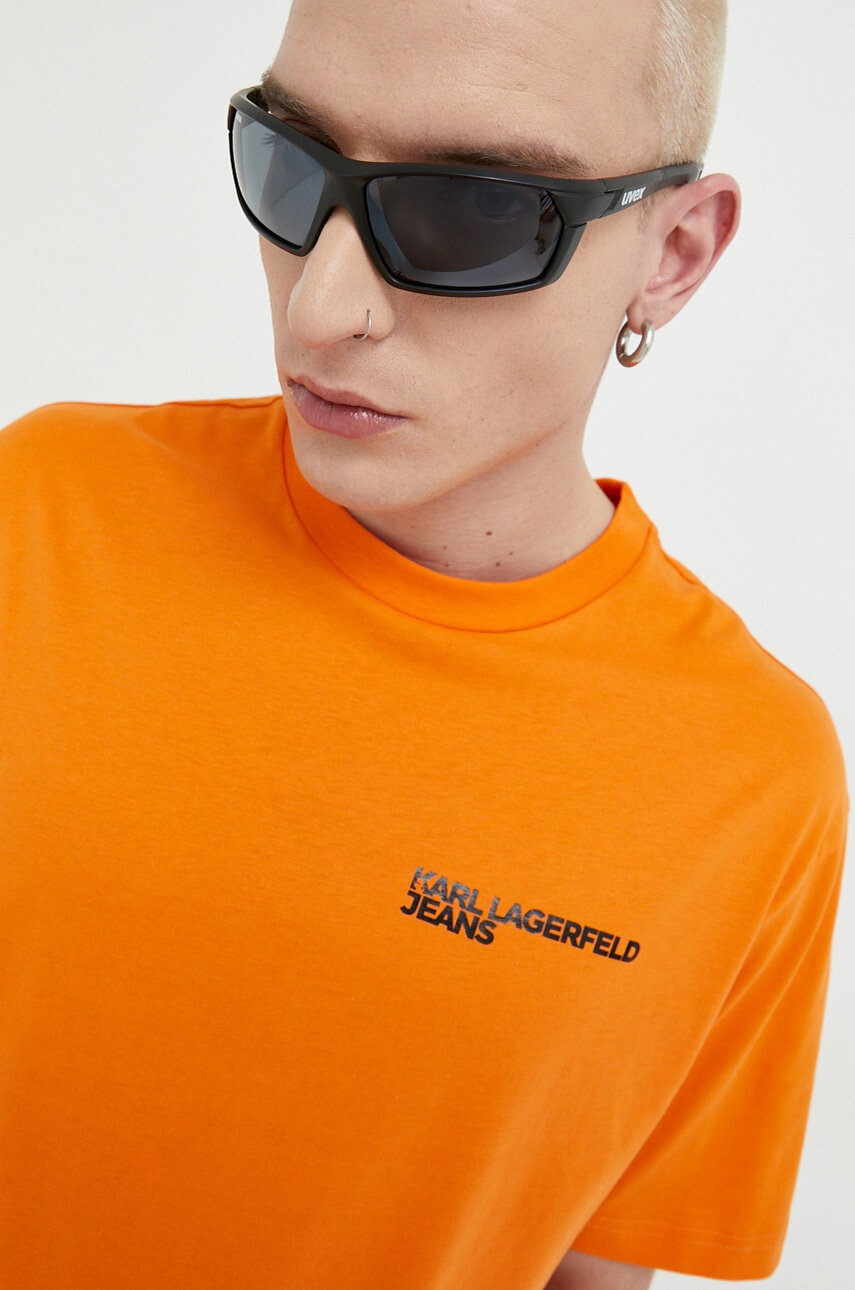 Karl Lagerfeld Jeans Памучна тениска - Pepit.bg