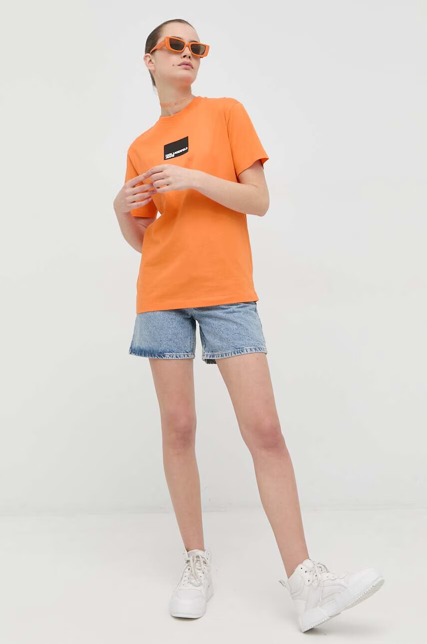 Karl Lagerfeld Jeans Памучна тениска - Pepit.bg