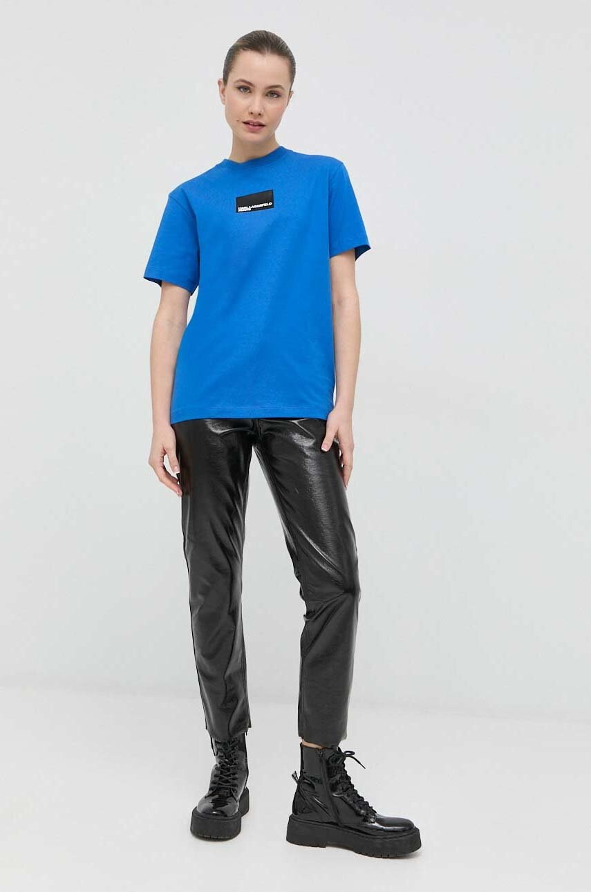 Karl Lagerfeld Jeans Памучна тениска - Pepit.bg