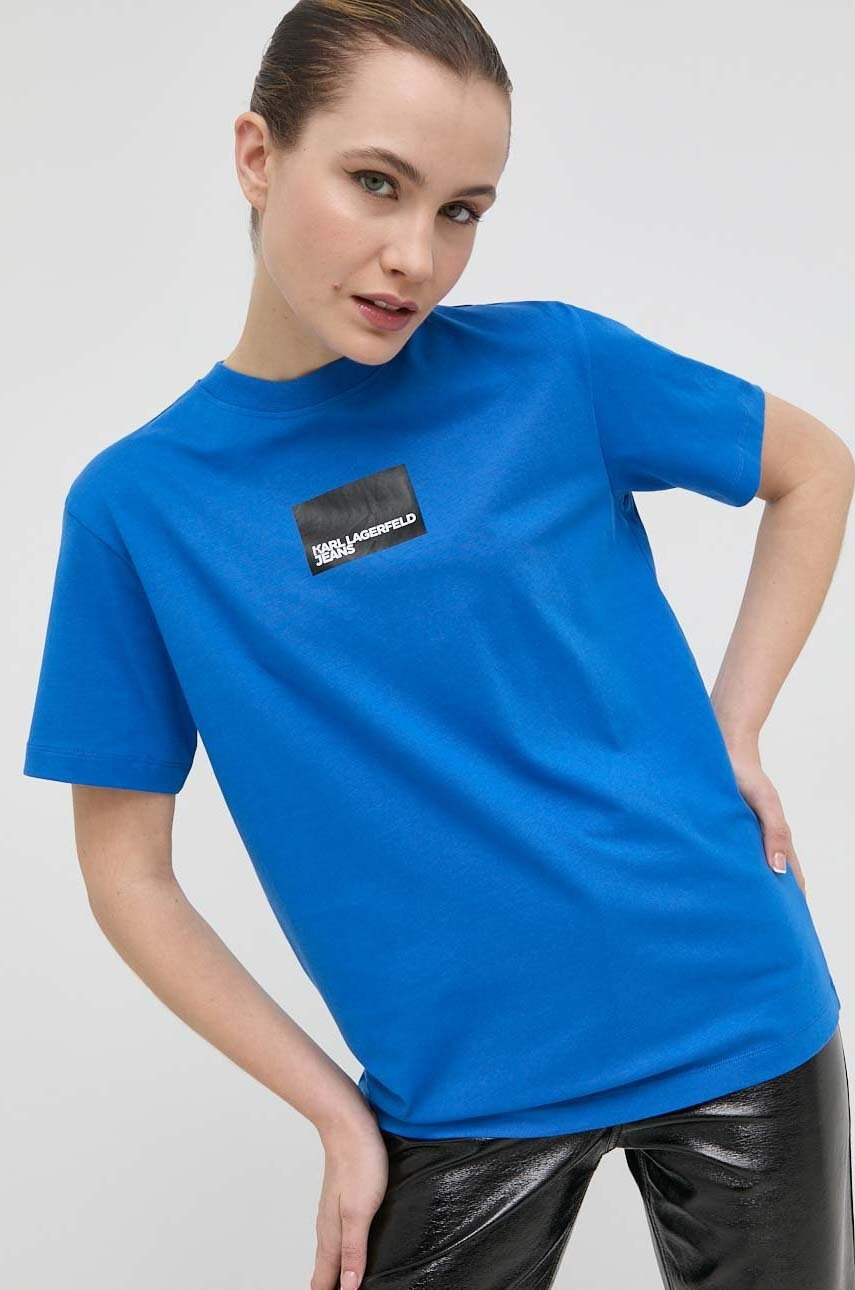 Karl Lagerfeld Jeans Памучна тениска - Pepit.bg