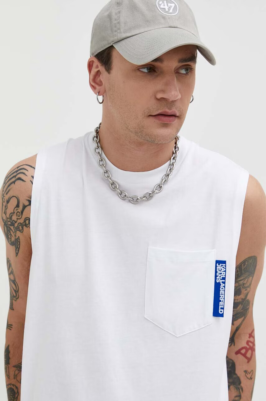 Karl Lagerfeld Jeans Памучна тениска - Pepit.bg
