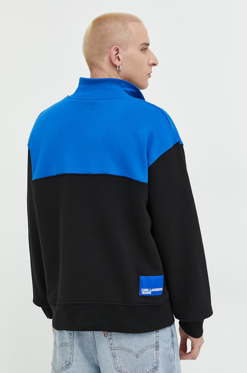 Karl Lagerfeld Jeans Суичър в черно с принт - Pepit.bg