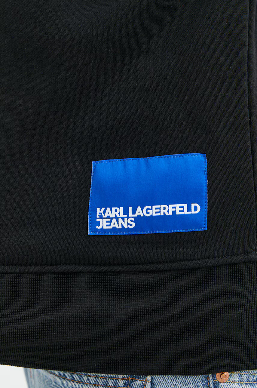 Karl Lagerfeld Jeans Суичър в черно с принт - Pepit.bg