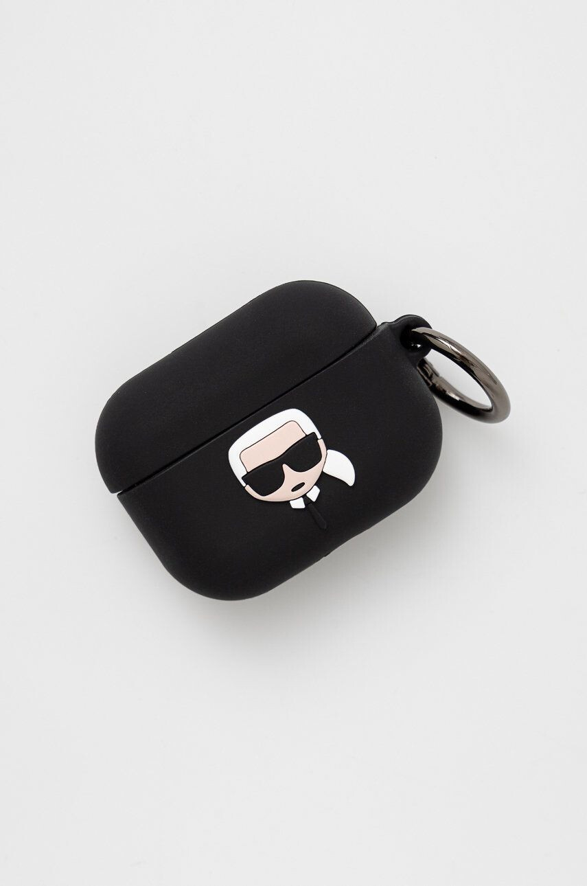 Karl Lagerfeld Калъф за Airpods Pro в черно - Pepit.bg