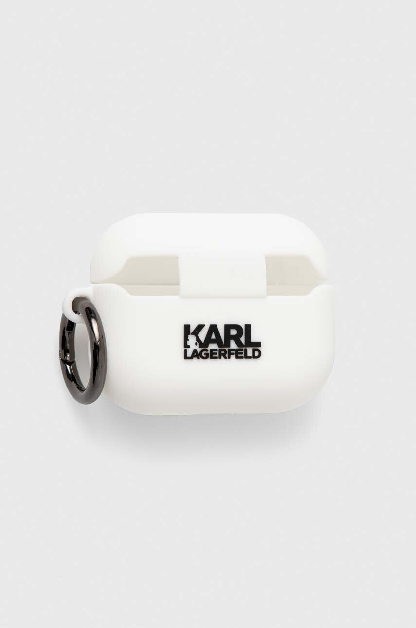 Karl Lagerfeld Калъф за airpods pro в бяло - Pepit.bg