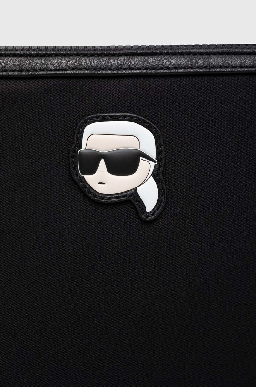 Karl Lagerfeld Калъф за лаптоп в черно - Pepit.bg