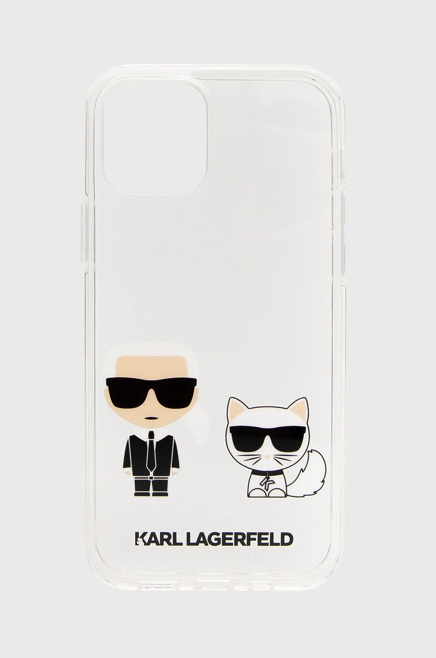 Karl Lagerfeld Кейс за телефон в прозрачен цвят - Pepit.bg