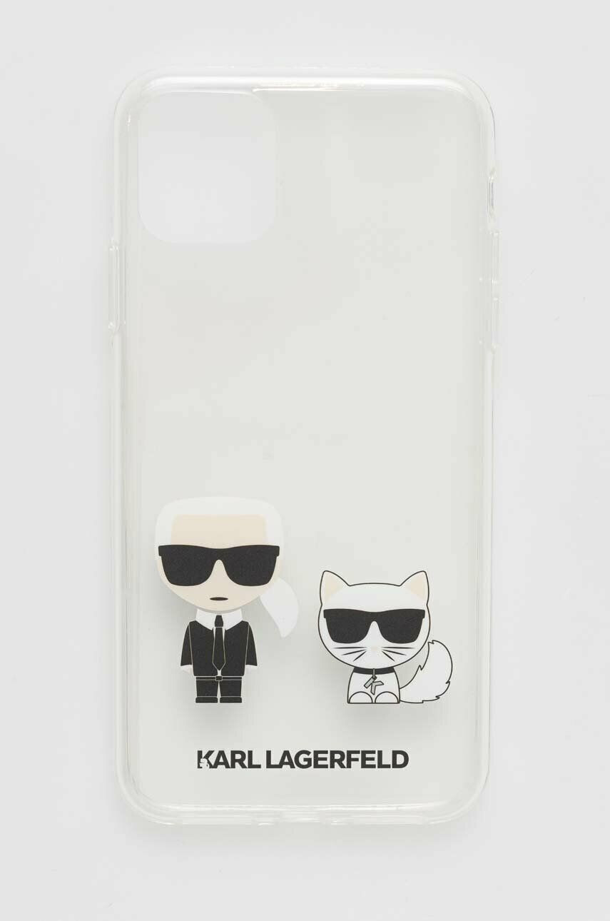 Karl Lagerfeld Кейс за телефон iPhone 11 Pro Max в прозрачен цвят - Pepit.bg