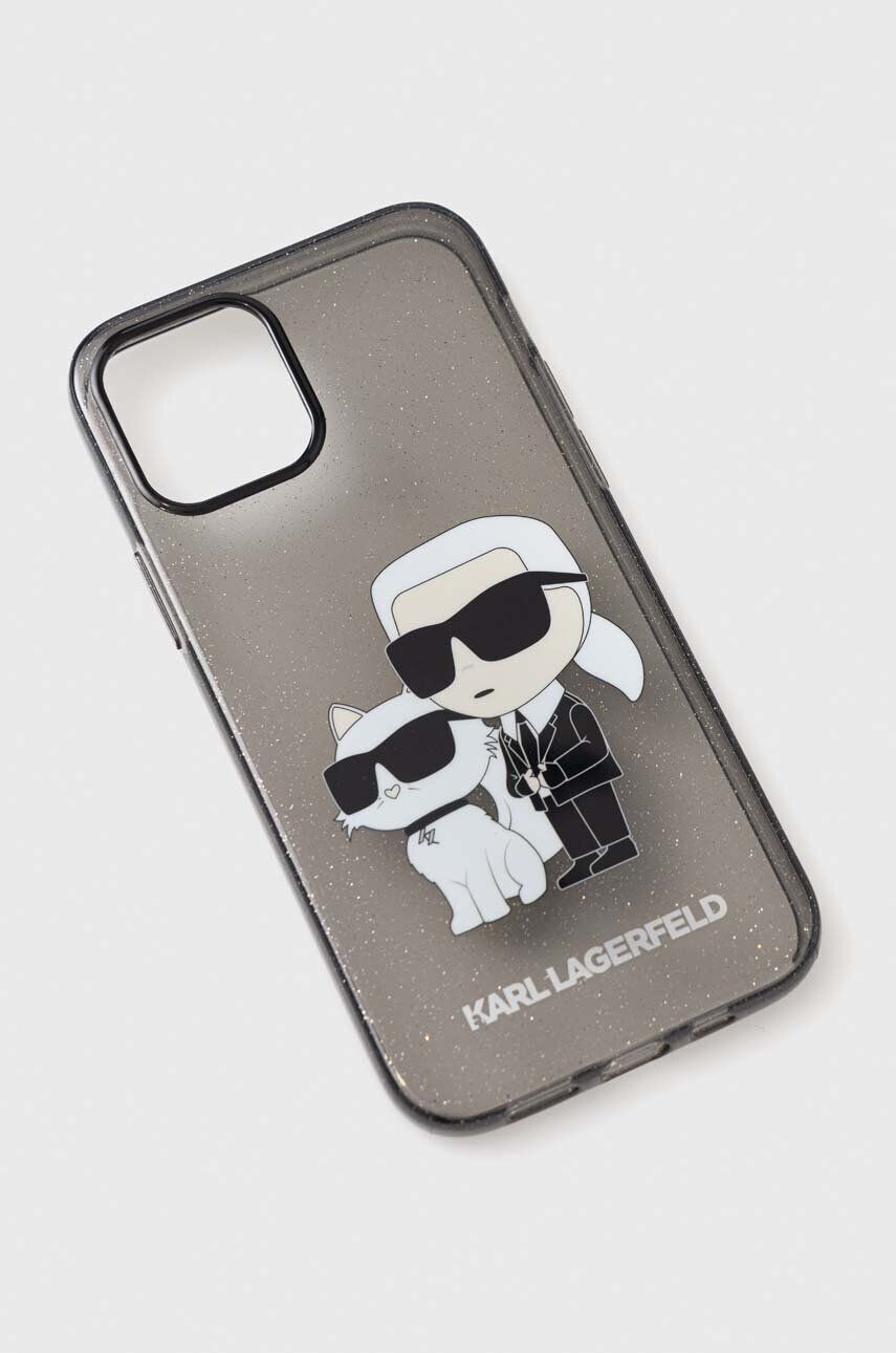 Karl Lagerfeld Кейс за телефон iPhone 12/12 Pro 61" в черно - Pepit.bg