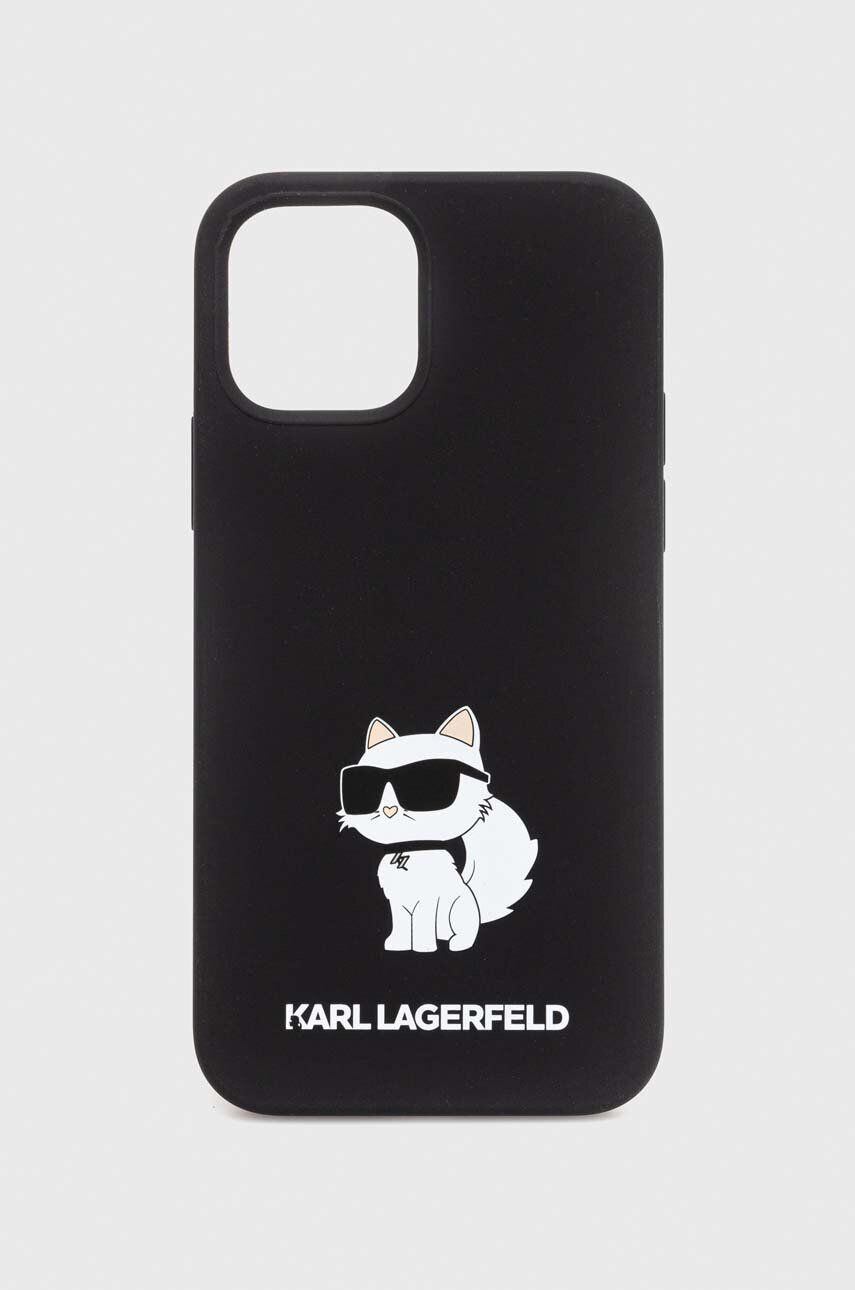 Karl Lagerfeld Кейс за телефон iPhone 12/12 Pro 61" в черно - Pepit.bg