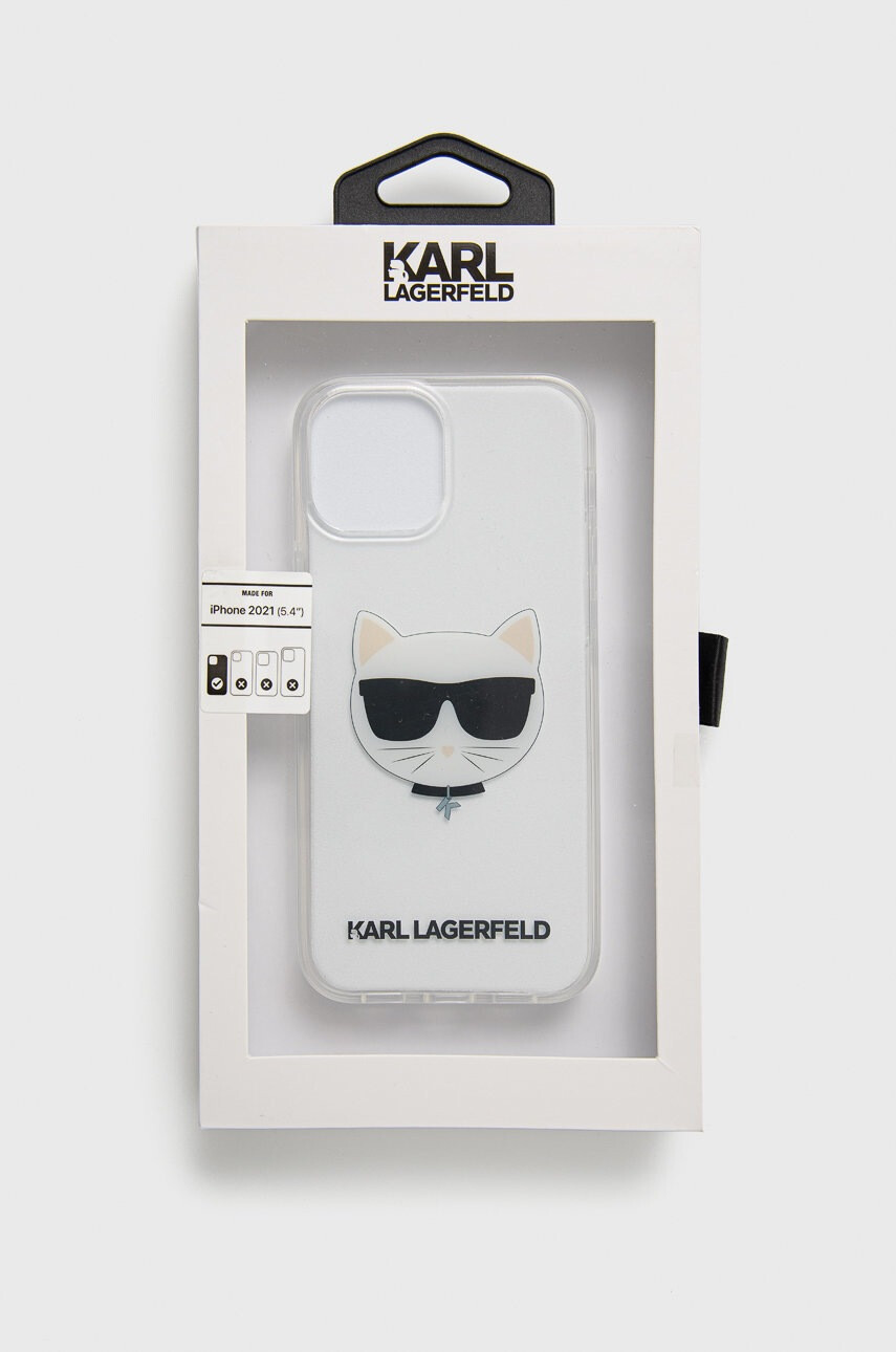 Karl Lagerfeld Кейс за телефон iPhone 13 Mini KLHCP13SCTR в прозрачен цвят - Pepit.bg