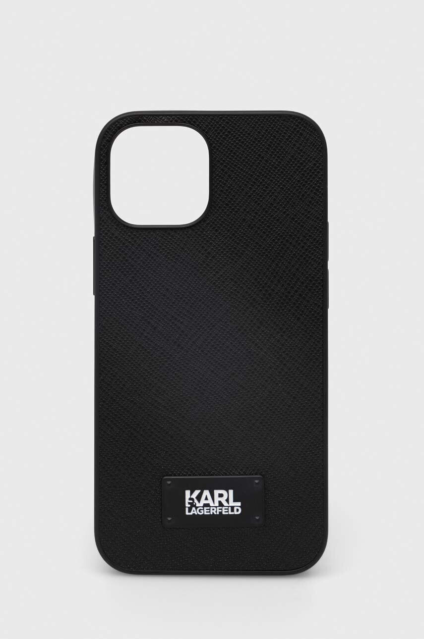 Karl Lagerfeld Кейс за телефон iPhone 13 mini 54'' в черно - Pepit.bg