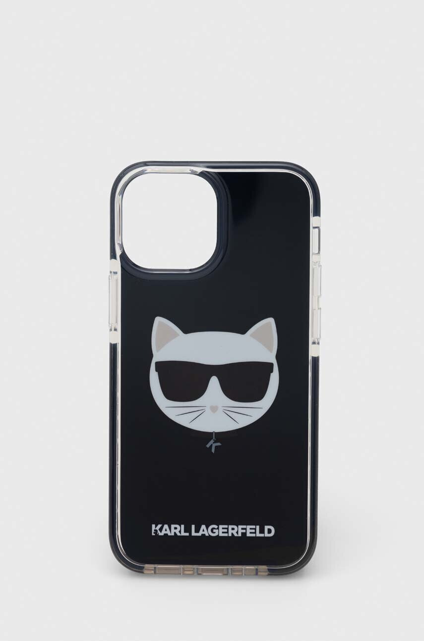 Karl Lagerfeld Кейс за телефон iPhone 13 mini 54'' в черно - Pepit.bg