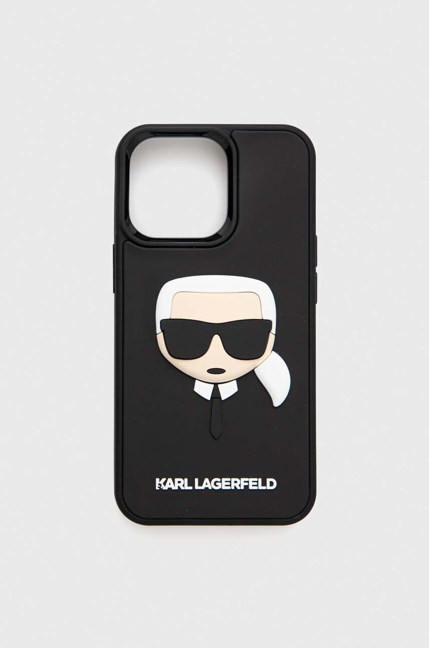 Karl Lagerfeld Кейс за телефон iPhone 13 Pro / 13 61" в черно - Pepit.bg