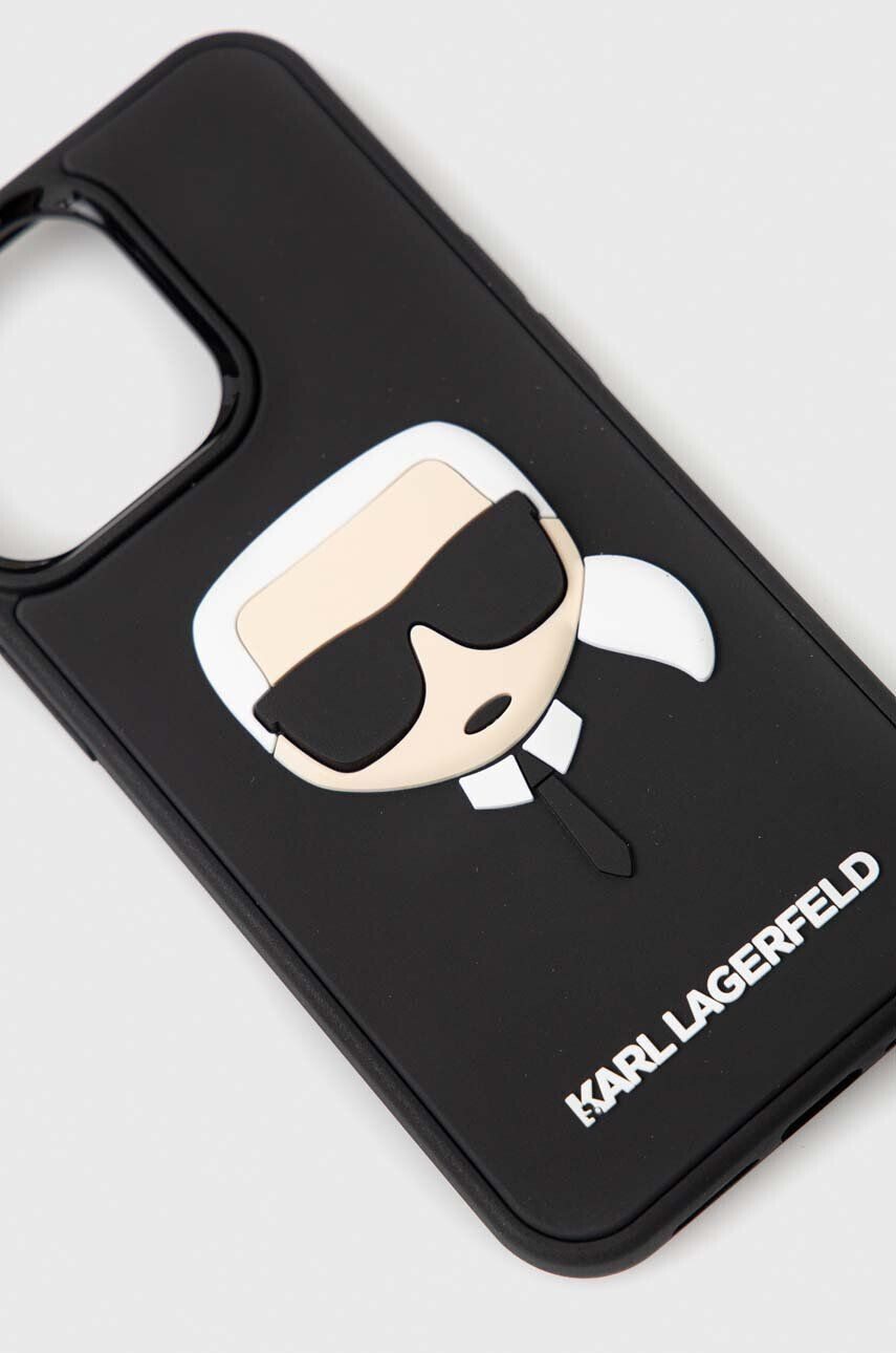 Karl Lagerfeld Кейс за телефон iPhone 13 Pro / 13 61" в черно - Pepit.bg